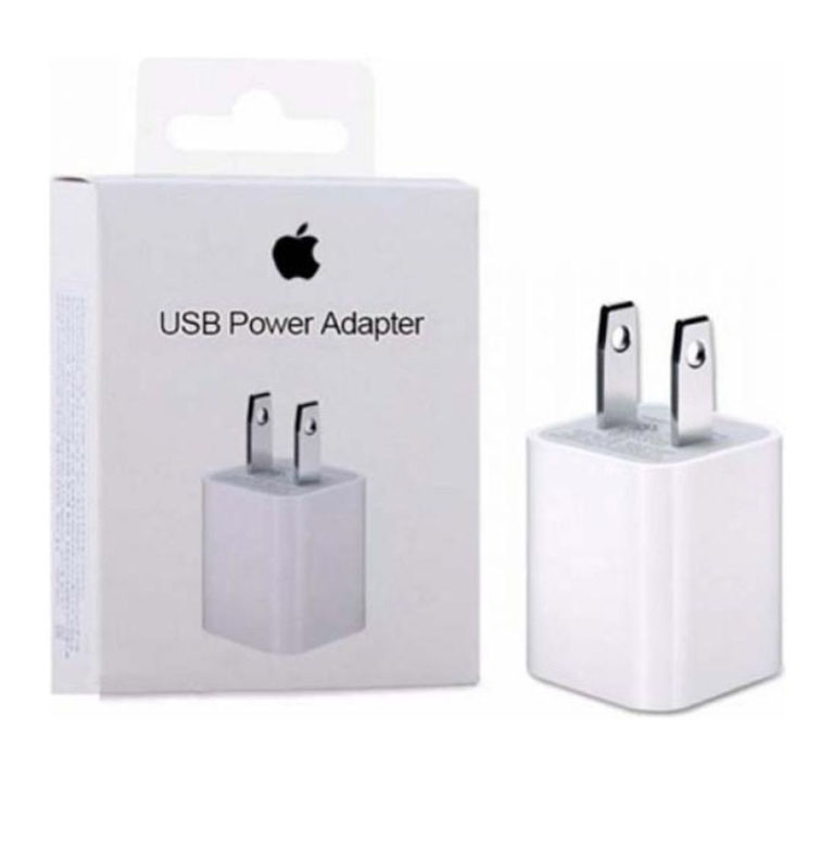 آداپتور (کلگی) آیفون iPhone 5W USB پک اورجینال